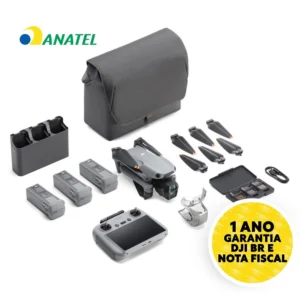 Conteúdo do kit DJI Air 3S Fly More Combo